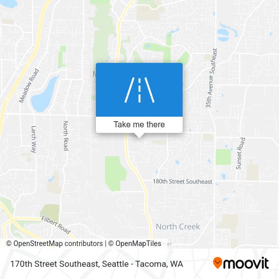 Mapa de 170th Street Southeast
