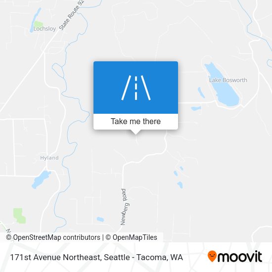 171st Avenue Northeast map