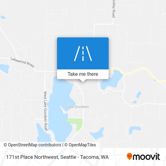 171st Place Northwest map