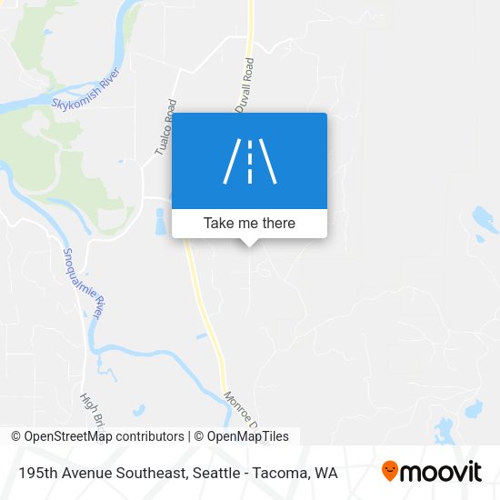 Mapa de 195th Avenue Southeast
