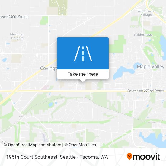 Mapa de 195th Court Southeast