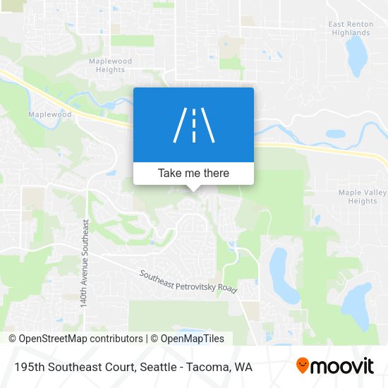 Mapa de 195th Southeast Court