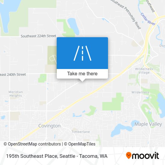 Mapa de 195th Southeast Place