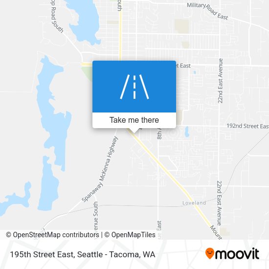 Mapa de 195th Street East