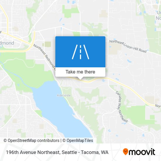 Mapa de 196th Avenue Northeast