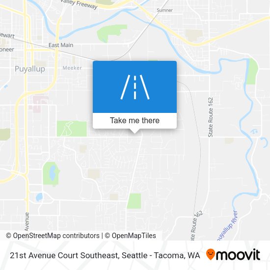 21st Avenue Court Southeast map
