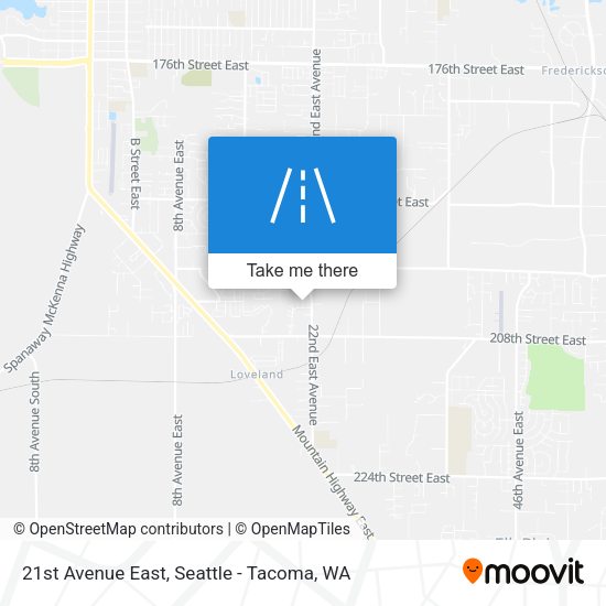 21st Avenue East map