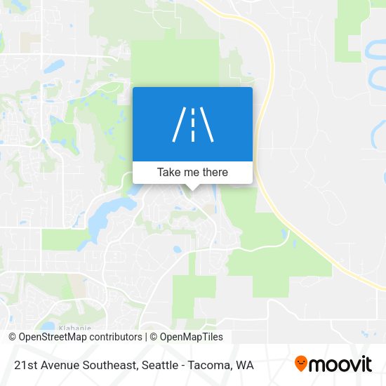 21st Avenue Southeast map