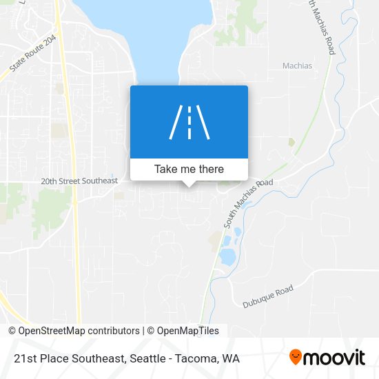 21st Place Southeast map