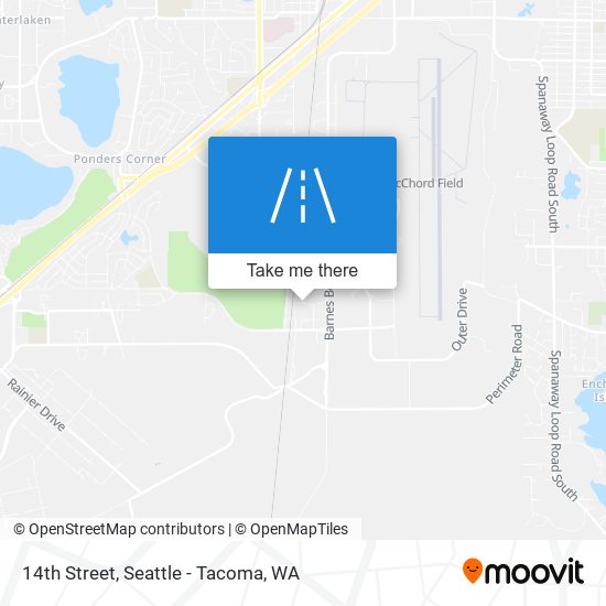 14th Street map