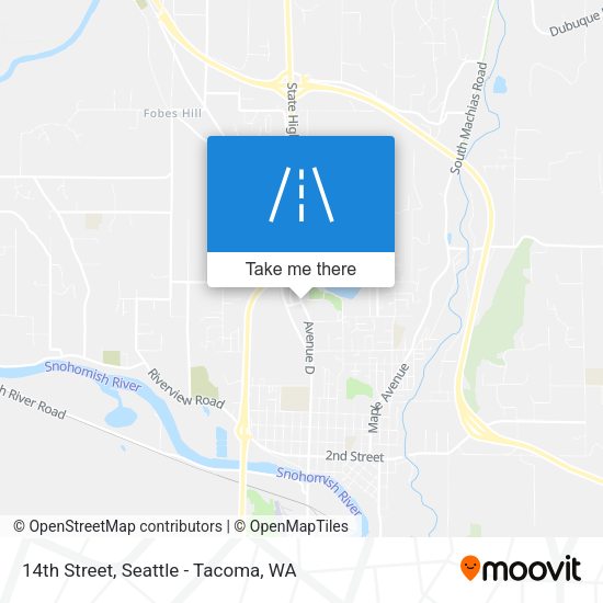 14th Street map