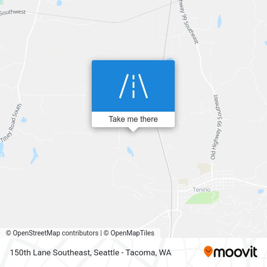 150th Lane Southeast map