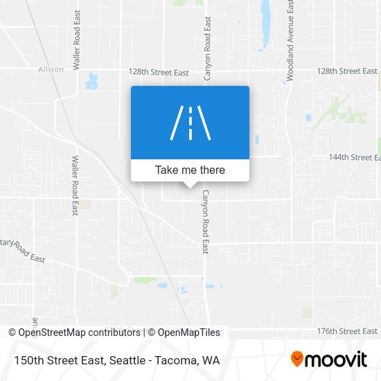 150th Street East map