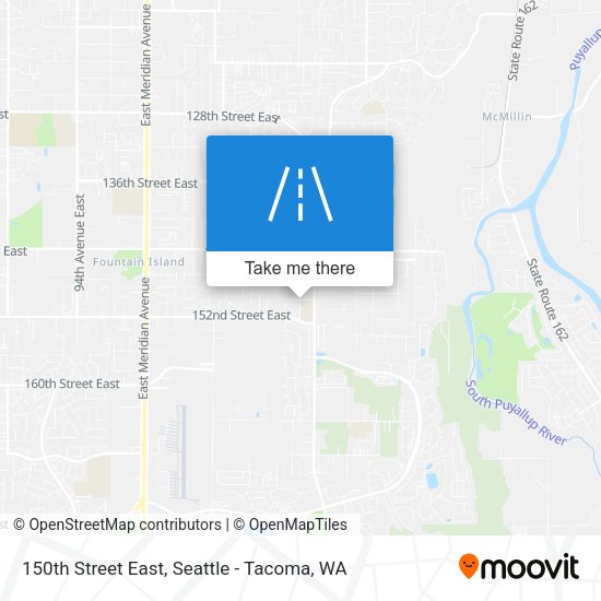 150th Street East map