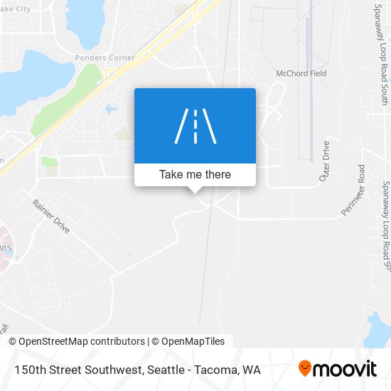 Mapa de 150th Street Southwest