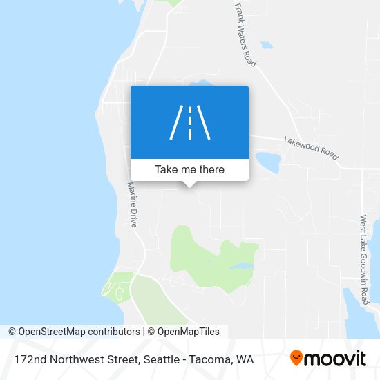 172nd Northwest Street map