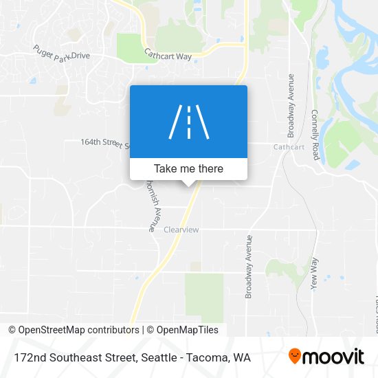 Mapa de 172nd Southeast Street