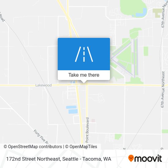 172nd Street Northeast map