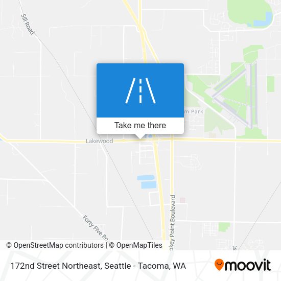 172nd Street Northeast map