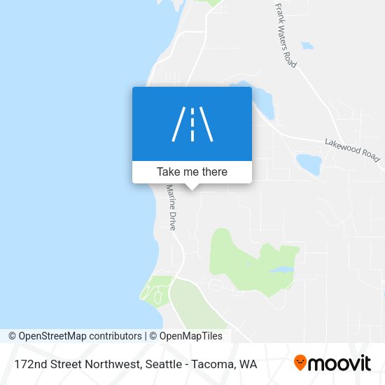 172nd Street Northwest map