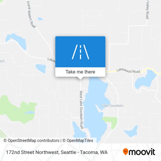 172nd Street Northwest map