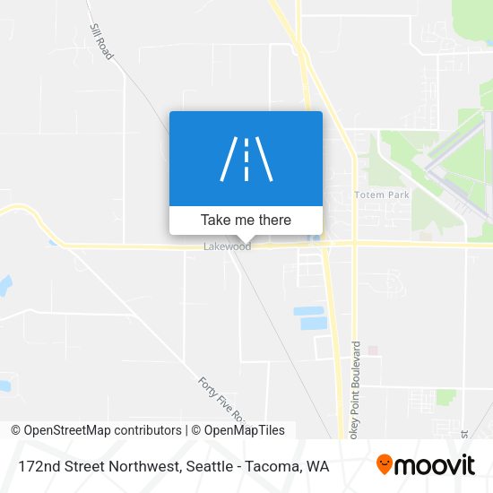 Mapa de 172nd Street Northwest