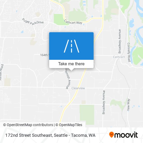 172nd Street Southeast map