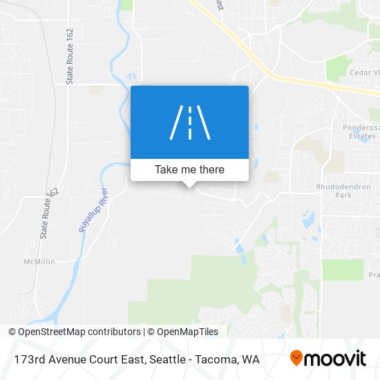 173rd Avenue Court East map