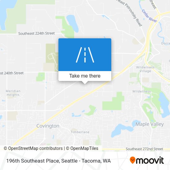 Mapa de 196th Southeast Place