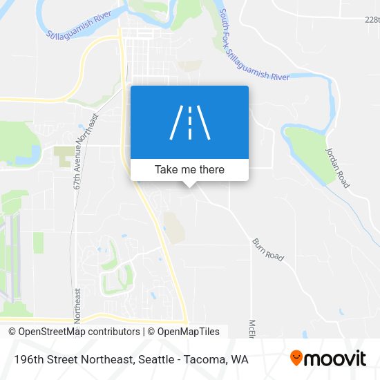 Mapa de 196th Street Northeast