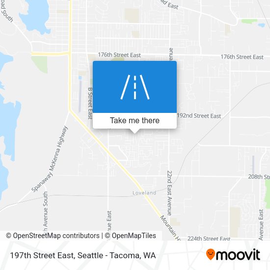 197th Street East map