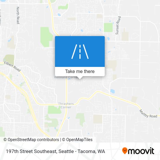 Mapa de 197th Street Southeast