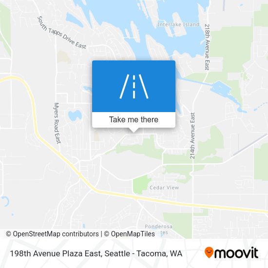 198th Avenue Plaza East map