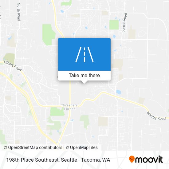 Mapa de 198th Place Southeast