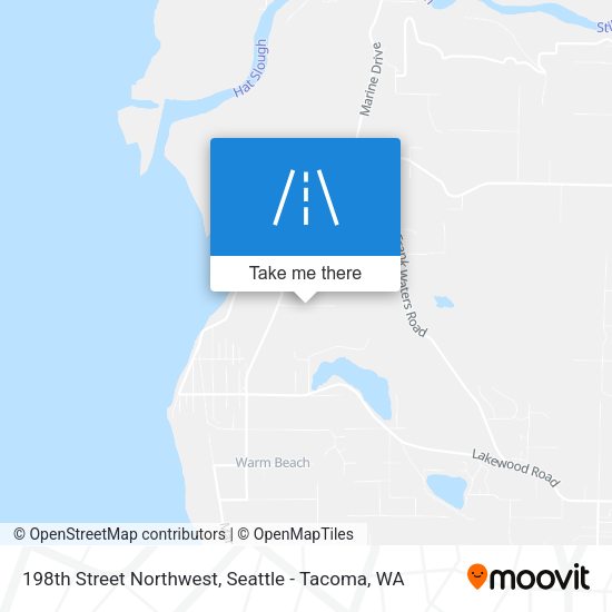 Mapa de 198th Street Northwest