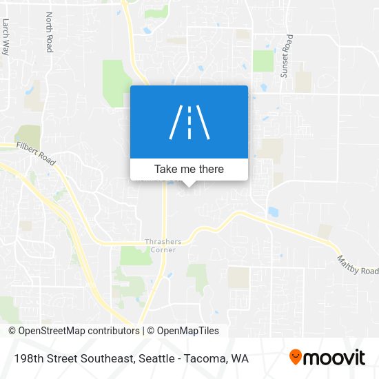 Mapa de 198th Street Southeast