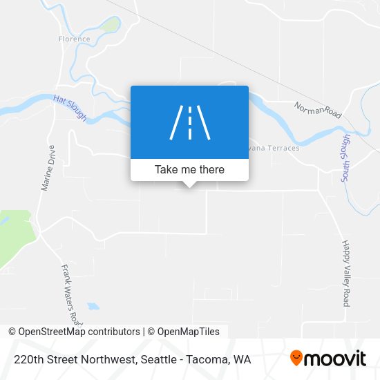 220th Street Northwest map