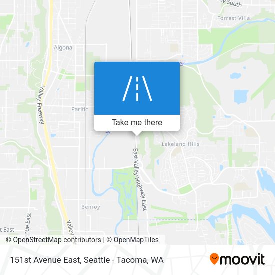 151st Avenue East map