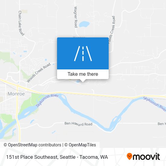 Mapa de 151st Place Southeast