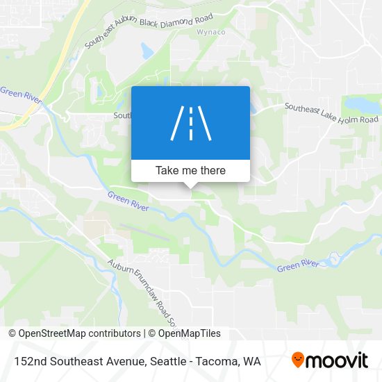 152nd Southeast Avenue map