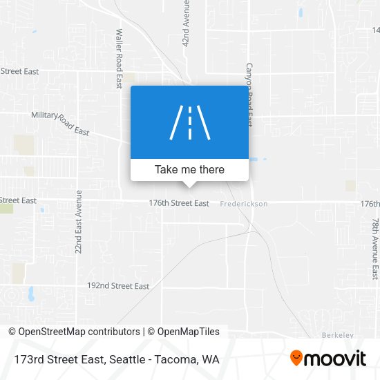 Mapa de 173rd Street East