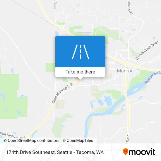 174th Drive Southeast map