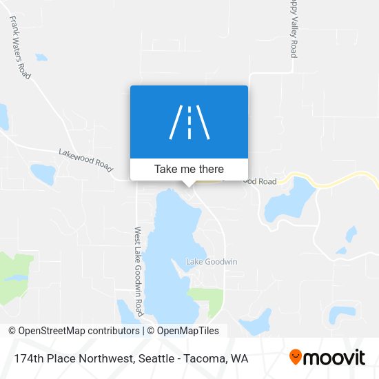 174th Place Northwest map