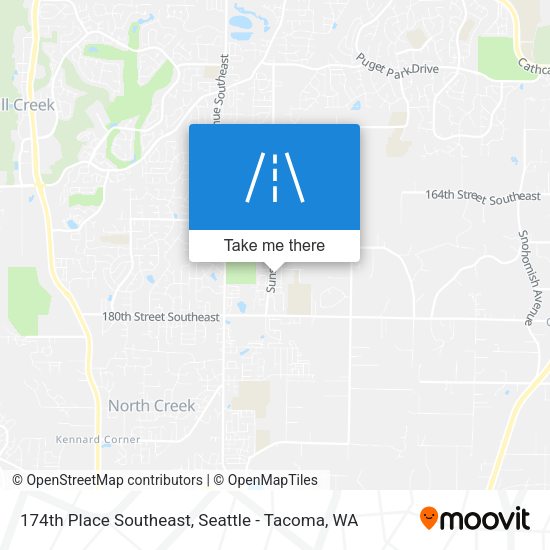Mapa de 174th Place Southeast