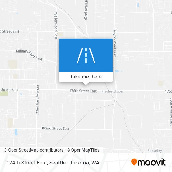 174th Street East map