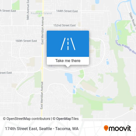 174th Street East map
