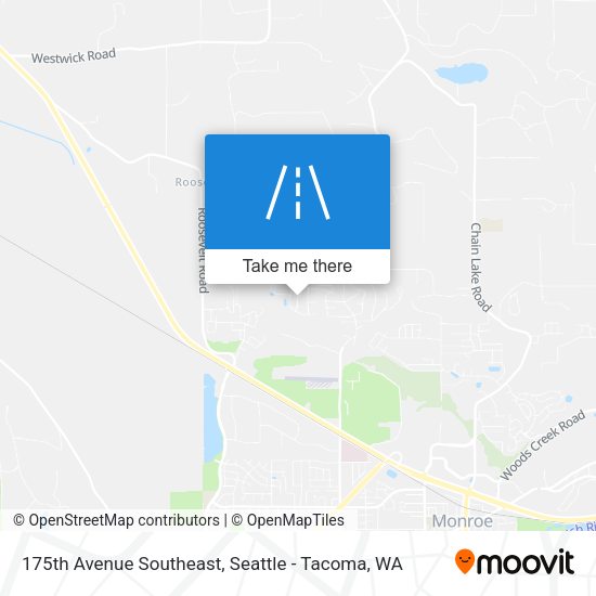 Mapa de 175th Avenue Southeast