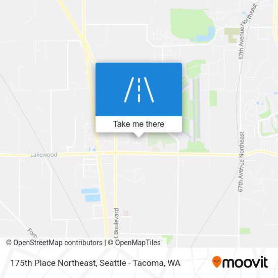 Mapa de 175th Place Northeast