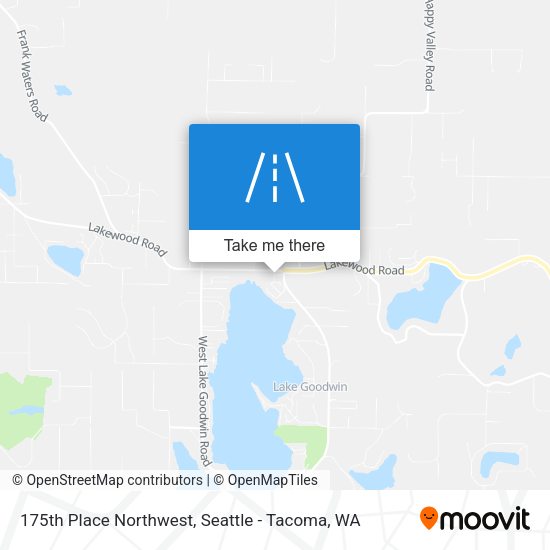 Mapa de 175th Place Northwest