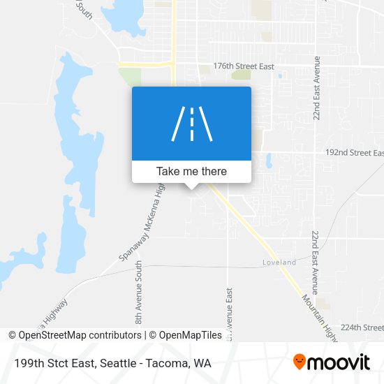 Mapa de 199th Stct East